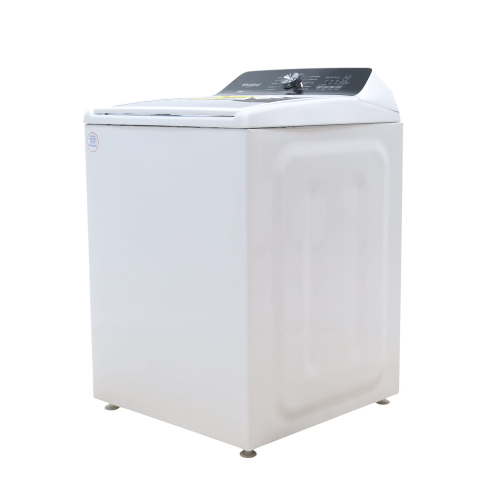 White Whirlpool 4.7 - 4.8 cu ft Capacity Top-Load Washer with 2 in 1 Removable Agitator - Scratch & Dent - Minor