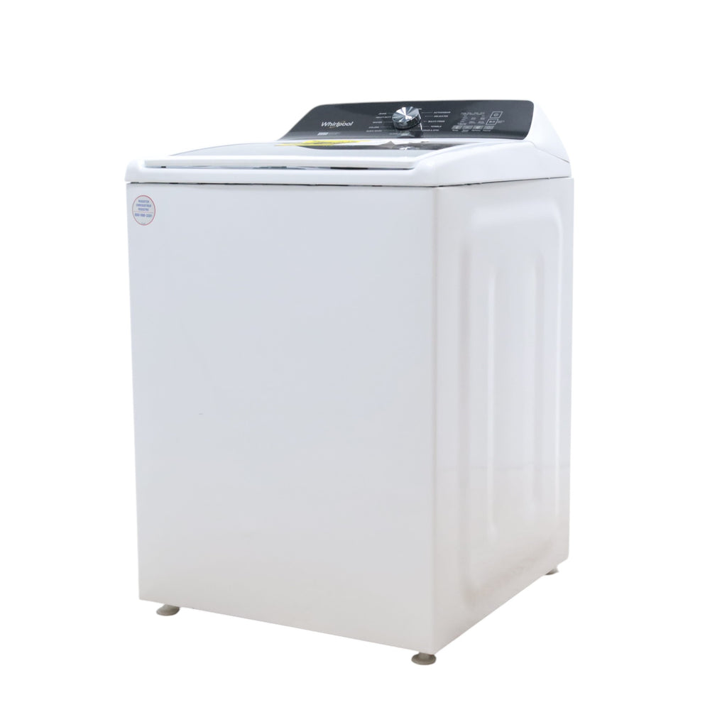White Whirlpool 4.7 - 4.8 cu ft Capacity Top-Load Washer with 2 in 1 Removable Agitator - Scratch & Dent - Minor
