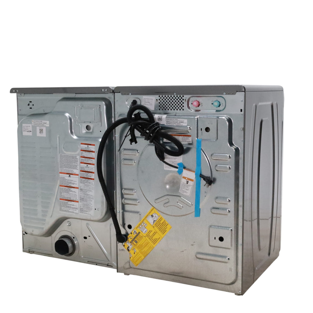 Maytag Metallic Slate 4.5-cu ft High Efficiency ENERGY STAR Stackable Steam Cycle Front-Load Washer with Maytag® Commercial Technology and Maytag 7.3-cu ft Stackable Vented ENERGY STAR Electric Dryer -  Scratch & Dent - Minor