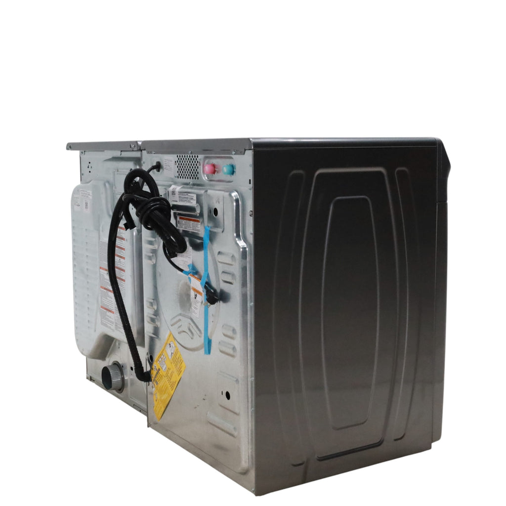 Maytag Metallic Slate 4.5-cu ft High Efficiency ENERGY STAR Stackable Steam Cycle Front-Load Washer with Maytag® Commercial Technology and Maytag 7.3-cu ft Stackable Vented ENERGY STAR Electric Dryer -  Scratch & Dent - Minor