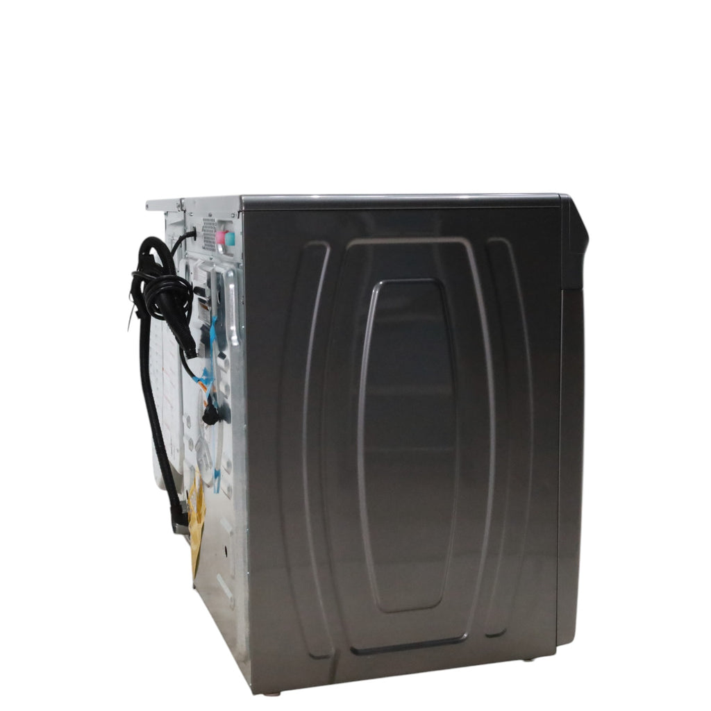 Pictures of Maytag Metallic Slate 4.5-cu ft High Efficiency ENERGY STAR Stackable Steam Cycle Front-Load Washer with Maytag® Commercial Technology and Maytag 7.3-cu ft Stackable Vented ENERGY STAR Electric Dryer - Scratch & Dent - Minor - Neu Appliance Outlet - Discount Appliance Outlet in Austin, Tx