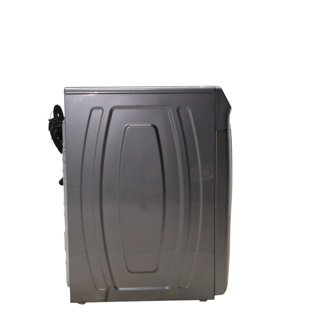 Pictures of Maytag Metallic Slate 4.5-cu ft High Efficiency ENERGY STAR Stackable Steam Cycle Front-Load Washer with Maytag® Commercial Technology and Maytag 7.3-cu ft Stackable Vented ENERGY STAR Electric Dryer - Scratch & Dent - Minor - Neu Appliance Outlet - Discount Appliance Outlet in Austin, Tx