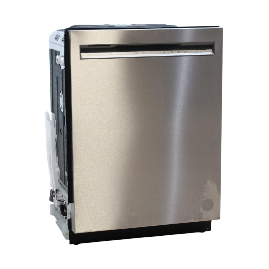 Pictures of 24 in. KitchenAid PrintShield ENERGY STAR Black Stainless Steel with PrintShield™ Finish Built-In Front Control Tall Tub 39 dBA Dishwasher with Stainless Steel Tub - Scratch & Dent - Moderate - Neu Appliance Outlet - Discount Appliance Outlet in Austin, Tx