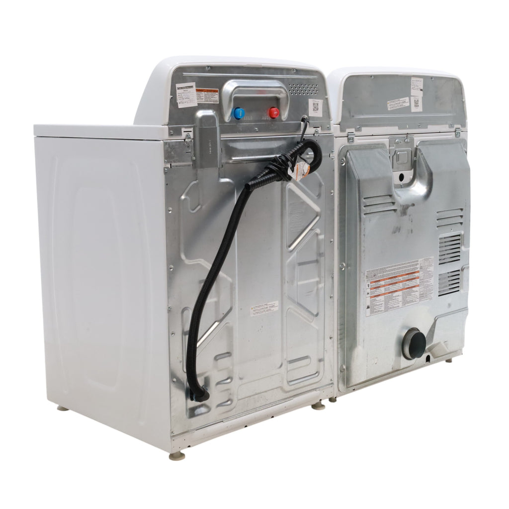 Pictures of Amana 3.8 cu. ft. Top Load Washing Machine with Deep Water Wash Option and Amana 6.5 cu. ft. Electric Dryer with Automatic Cycles - Scratch & Dent - Minor - Neu Appliance Outlet - Discount Appliance Outlet in Austin, Tx