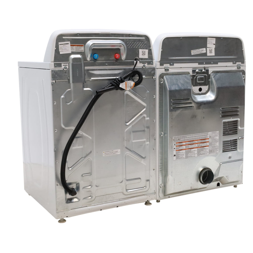 Amana 3.8 cu. ft. Top Load Washing Machine with Deep Water Wash Option and Amana 6.5 cu. ft. Electric Dryer with Automatic Cycles - Scratch & Dent - Minor