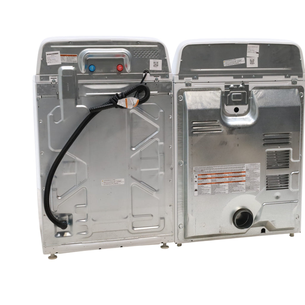 Amana 3.8 cu. ft. Top Load Washing Machine with Deep Water Wash Option and Amana 6.5 cu. ft. Electric Dryer with Automatic Cycles - Scratch & Dent - Minor