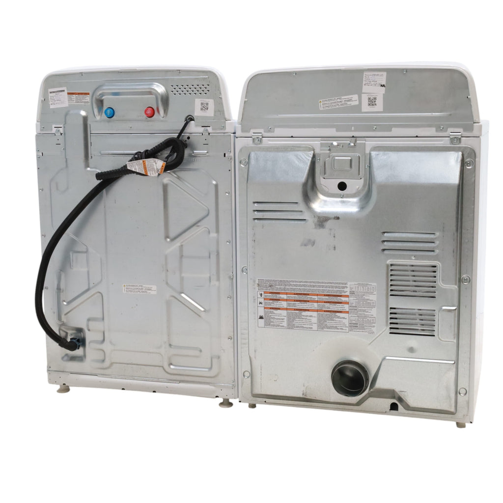 Amana 3.8 cu. ft. Top Load Washing Machine with Deep Water Wash Option and Amana 6.5 cu. ft. Electric Dryer with Automatic Cycles - Scratch & Dent - Minor