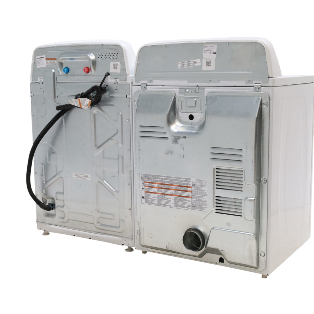 Amana 3.8 cu. ft. Top Load Washing Machine with Deep Water Wash Option and Amana 6.5 cu. ft. Electric Dryer with Automatic Cycles - Scratch & Dent - Minor