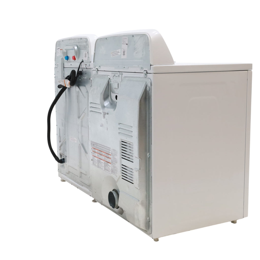 Amana 3.8 cu. ft. Top Load Washing Machine with Deep Water Wash Option and Amana 6.5 cu. ft. Electric Dryer with Automatic Cycles - Scratch & Dent - Minor