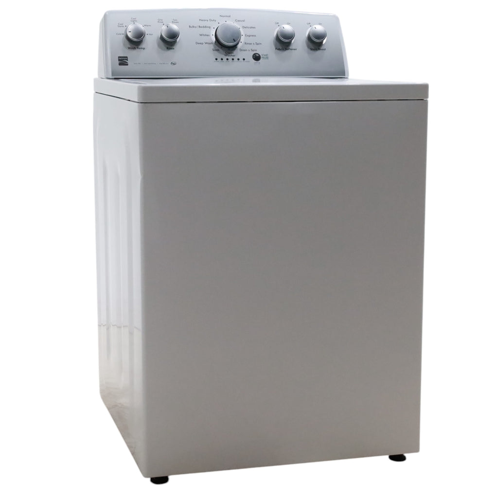 Pictures of Kenmore White 4.3 cu. Ft Top Load Washer w/Triple Action Impeller with StainBoost Feature - Certified Refurbished - Neu Appliance Outlet - Discount Appliance Outlet in Austin, Tx