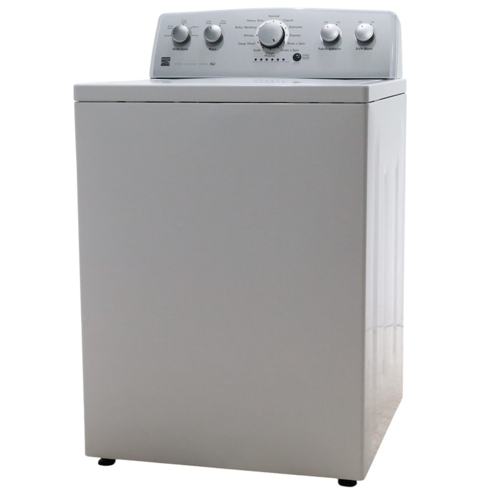 Kenmore White 4.3 cu. Ft Top Load Washer w/Triple Action Impeller with StainBoost Feature - Certified Refurbished