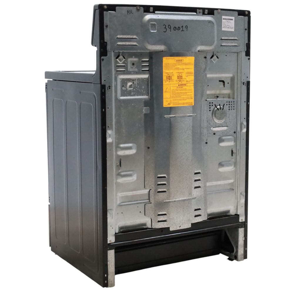 Stainless Steel GE 5.3 cu. ft. Freestanding 4 Heating Element Smooth Cooktop Electric Range with Dual Element Baking - Certified Refurbished