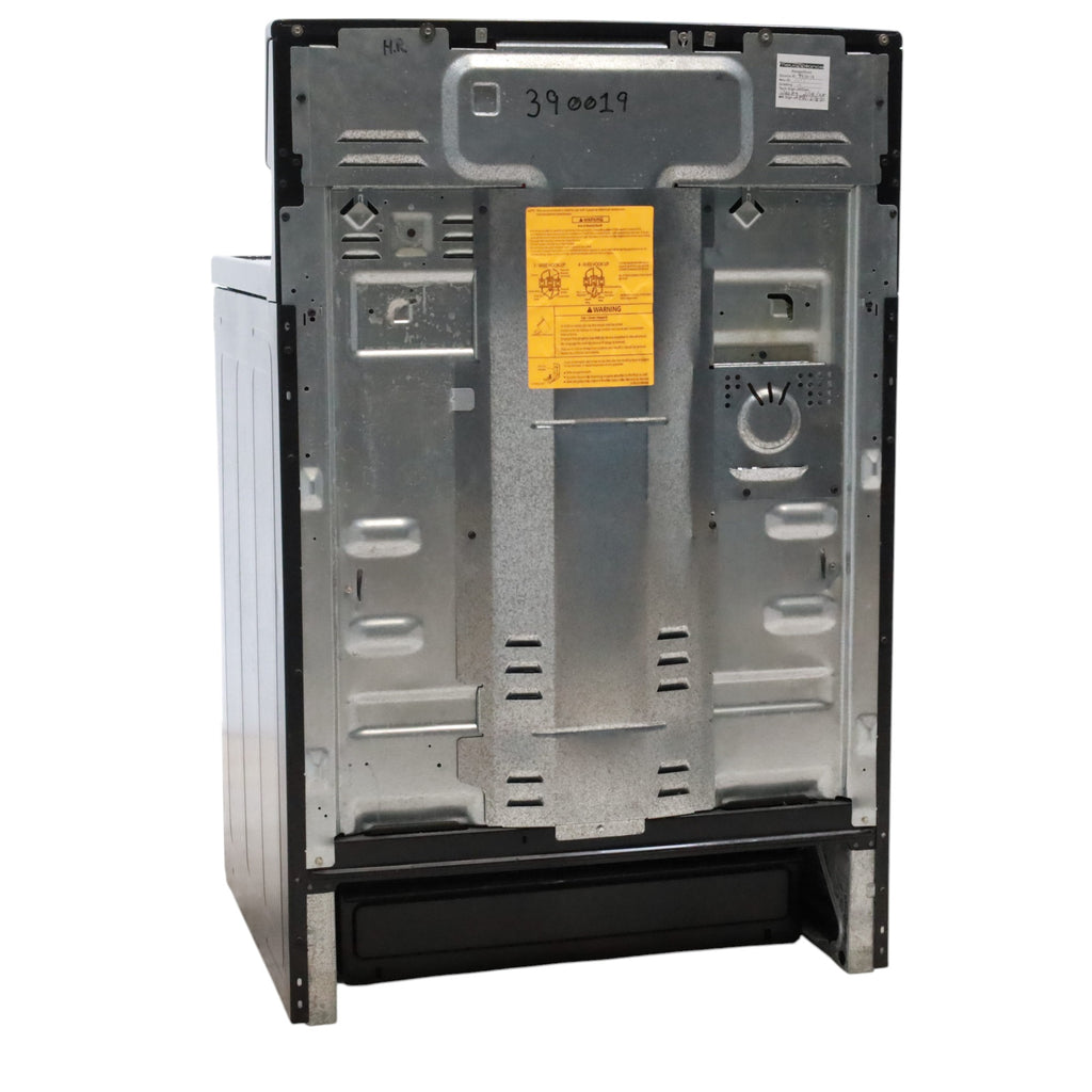 Stainless Steel GE 5.3 cu. ft. Freestanding 4 Heating Element Smooth Cooktop Electric Range with Dual Element Baking - Certified Refurbished