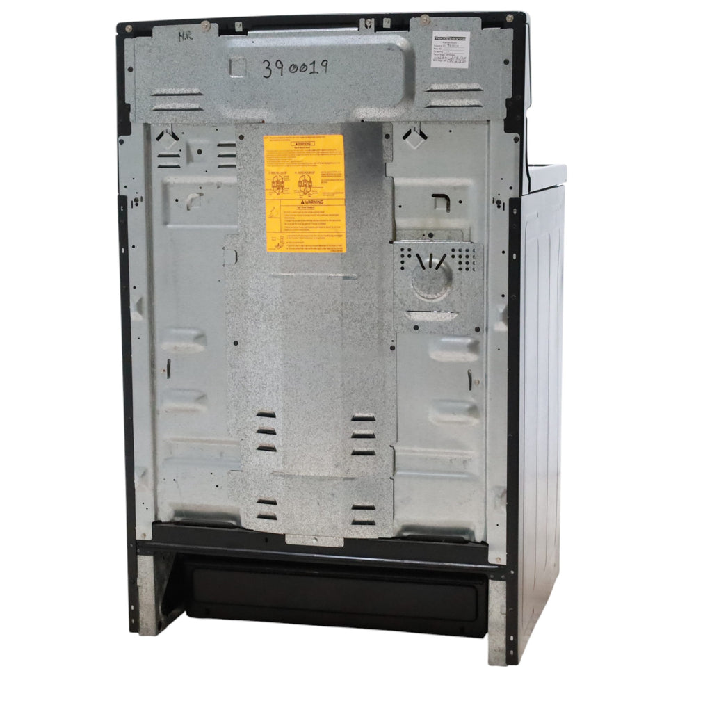 Stainless Steel GE 5.3 cu. ft. Freestanding 4 Heating Element Smooth Cooktop Electric Range with Dual Element Baking - Certified Refurbished