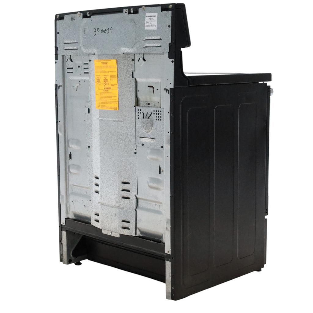 Stainless Steel GE 5.3 cu. ft. Freestanding 4 Heating Element Smooth Cooktop Electric Range with Dual Element Baking - Certified Refurbished