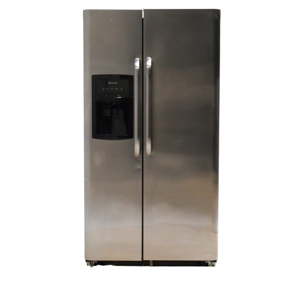 Pictures of Frigidaire 36 inch wide Stainless Steel 26 cu ft Side by Side Refrigerator with Ice/Water Dispenser, PureSource Filter and Ready Select Controls - Certified Refurbished - Neu Appliance Outlet - Discount Appliance Outlet in Austin, Tx
