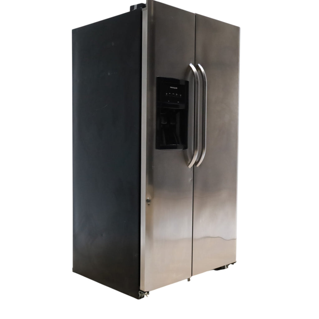Pictures of Frigidaire 36 inch wide Stainless Steel 26 cu ft Side by Side Refrigerator with Ice/Water Dispenser, PureSource Filter and Ready Select Controls - Certified Refurbished - Neu Appliance Outlet - Discount Appliance Outlet in Austin, Tx