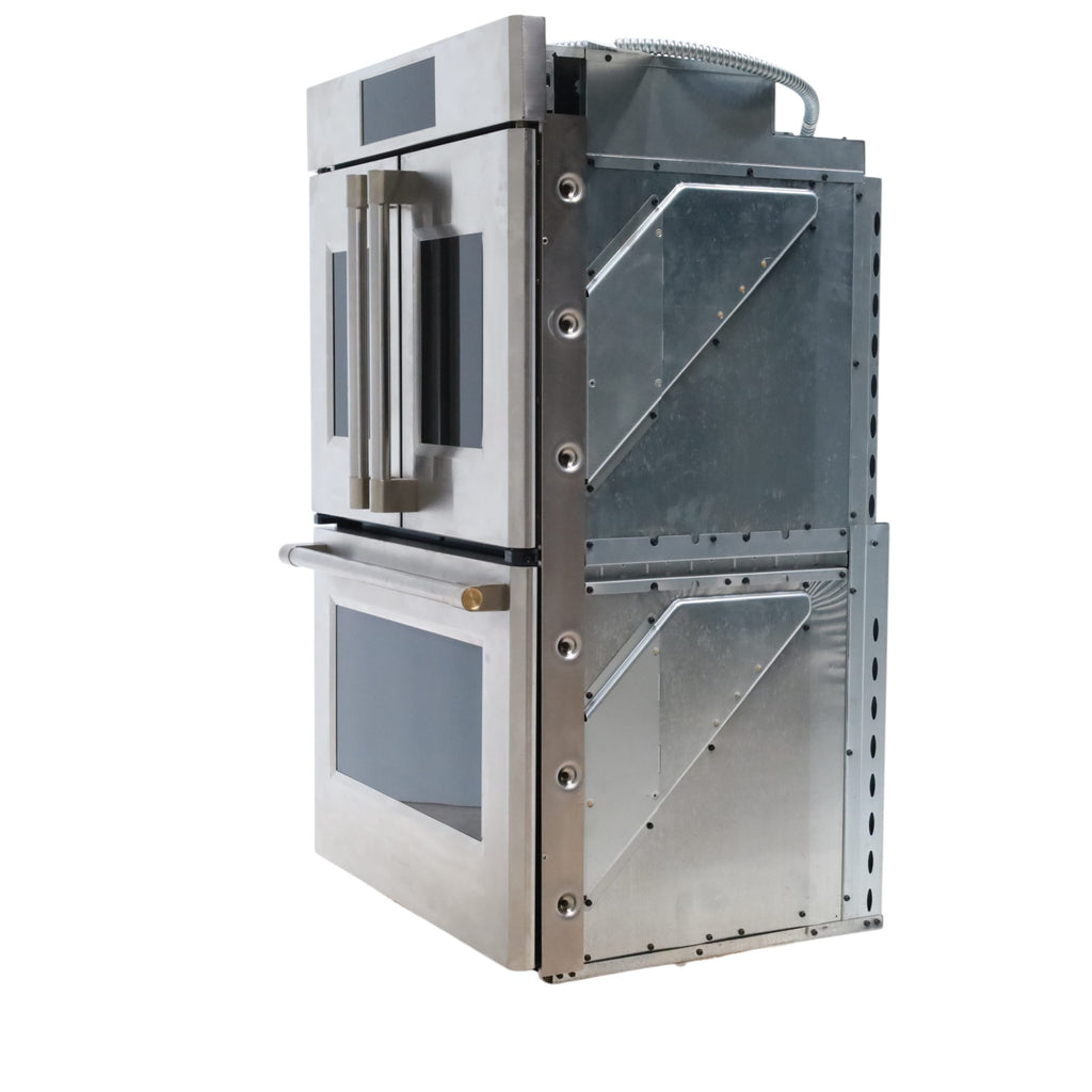 Monogram 30" French-Door Electric Convection Double Wall Oven with WiFi Connect Stainless Steel - ZTDX1FPSNSS - Open Box