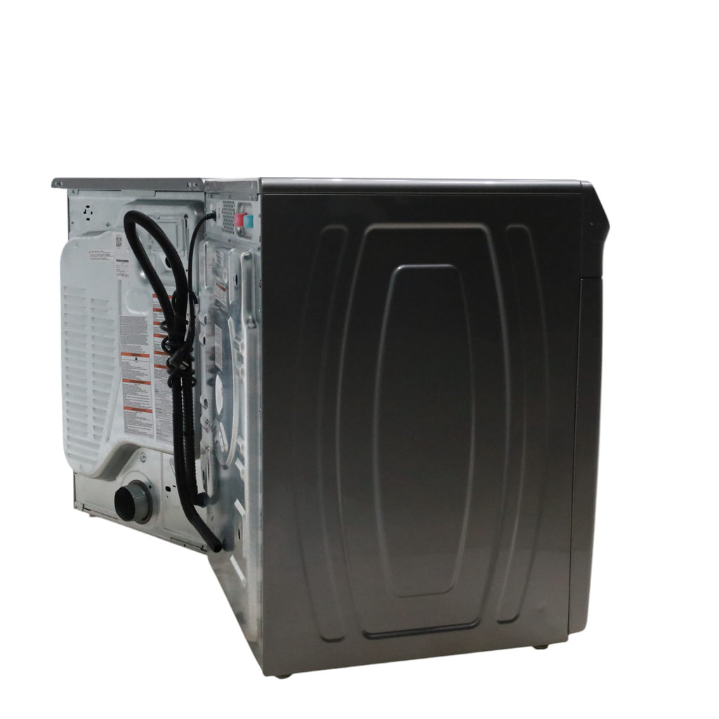 Pictures of Maytag Metallic Slate 4.5-cu ft High Efficiency ENERGY STAR Stackable Steam Cycle Front-Load Washer with Maytag® Commercial Technology and Maytag 7.3-cu ft Stackable Vented ENERGY STAR Electric Dryer - Open Box - Neu Appliance Outlet - Discount Appliance Outlet in Austin, Tx