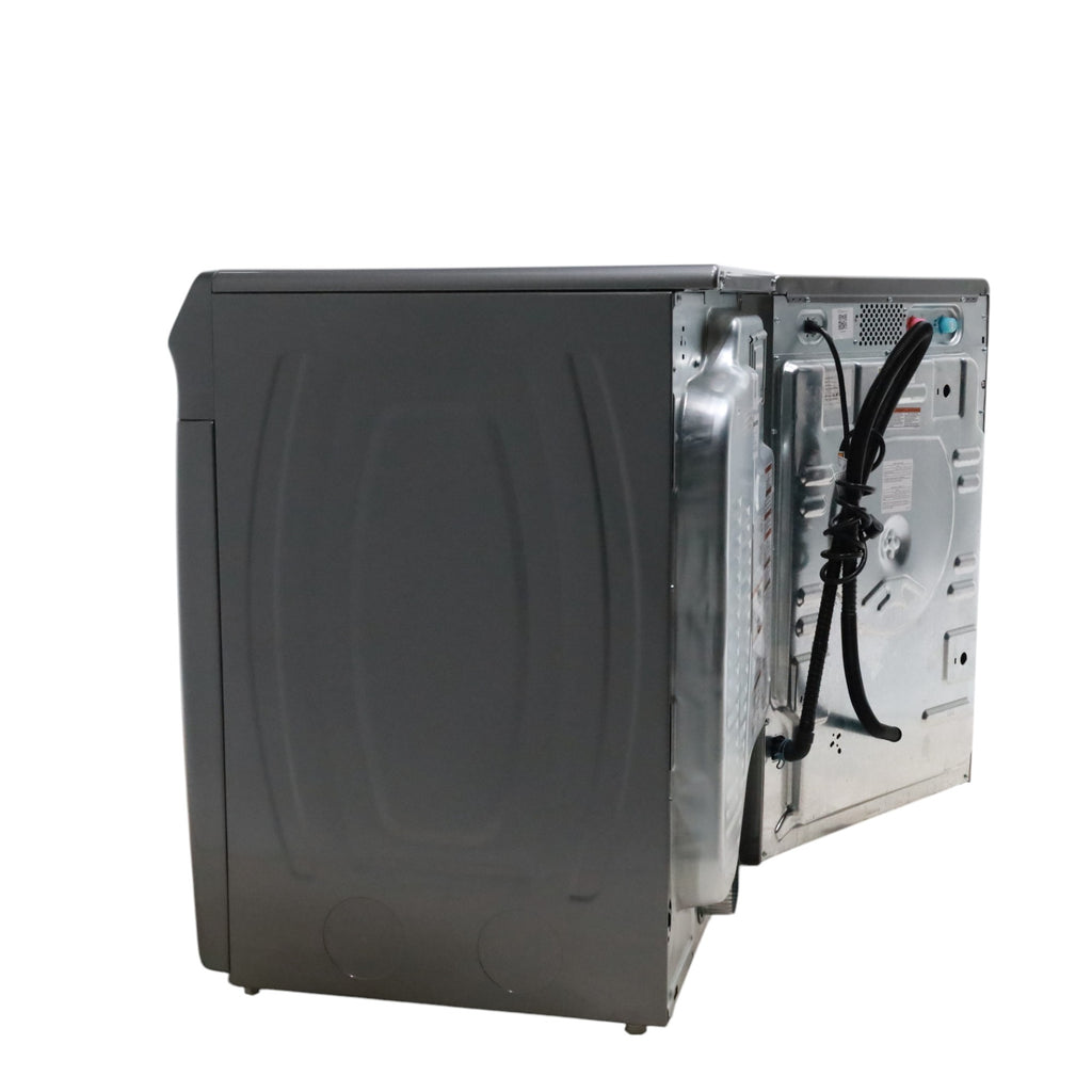 Pictures of Maytag Metallic Slate 4.5-cu ft High Efficiency ENERGY STAR Stackable Steam Cycle Front-Load Washer with Maytag® Commercial Technology and Maytag 7.3-cu ft Stackable Vented ENERGY STAR Electric Dryer - Open Box - Neu Appliance Outlet - Discount Appliance Outlet in Austin, Tx