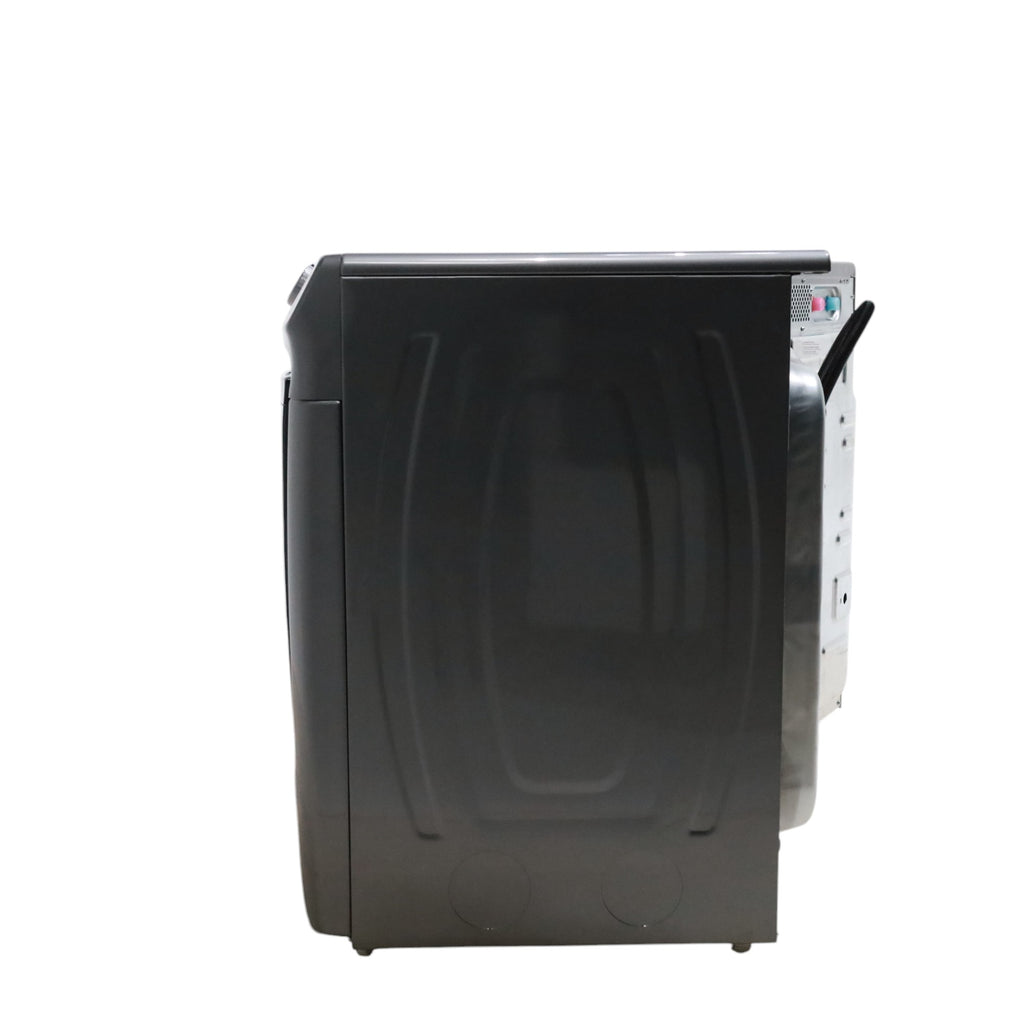 Maytag Metallic Slate 4.5-cu ft High Efficiency ENERGY STAR Stackable Steam Cycle Front-Load Washer with Maytag® Commercial Technology and Maytag 7.3-cu ft Stackable Vented ENERGY STAR Electric Dryer -  Open Box