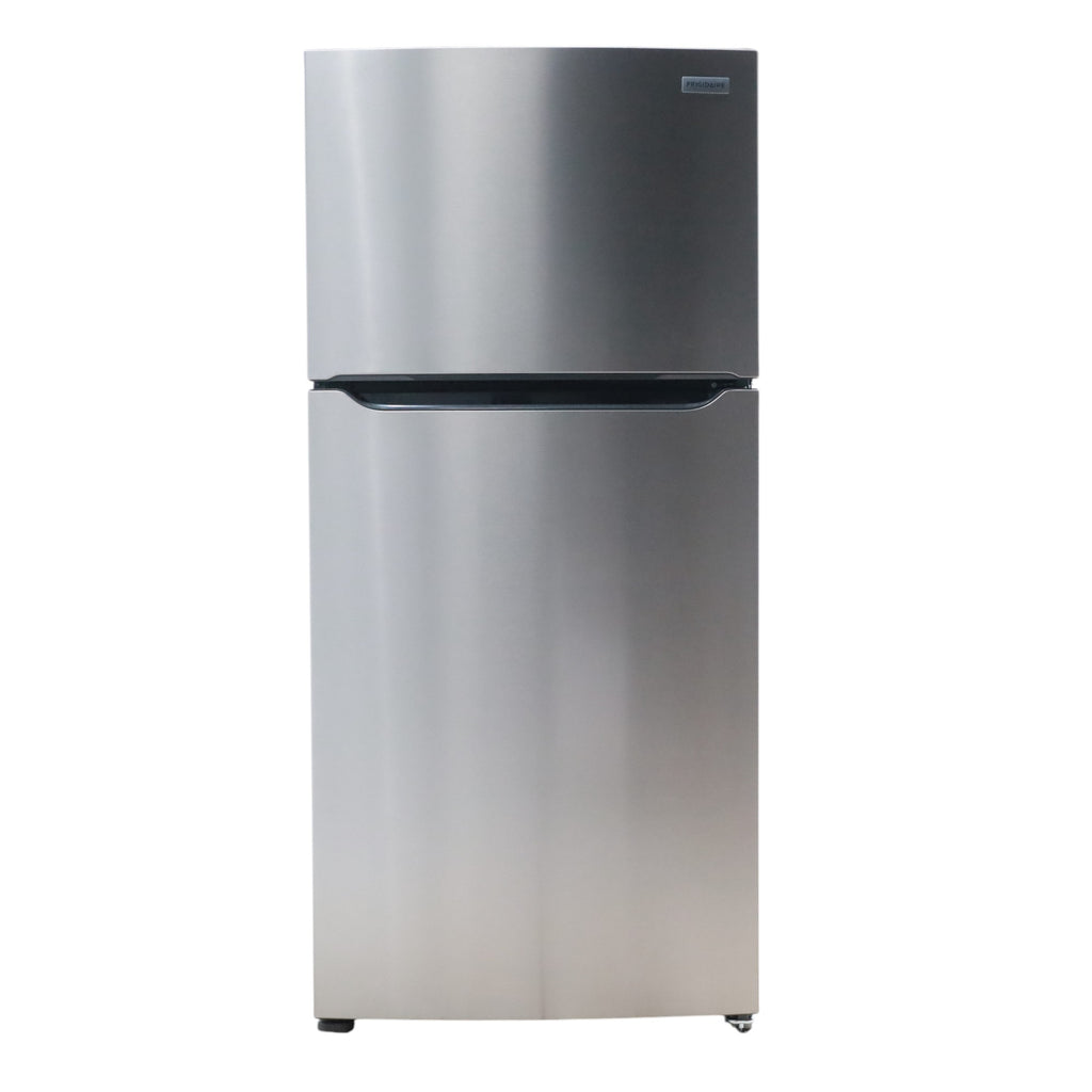 Pictures of 30 in. Wide EasyCare Stainless Steel Frigidaire 20.0 cu. ft. Top Freezer Refrigerator with EvepTemp Cooling System and Ice Maker- Scratch & Dent - Moderate - Neu Appliance Outlet - Discount Appliance Outlet in Austin, Tx
