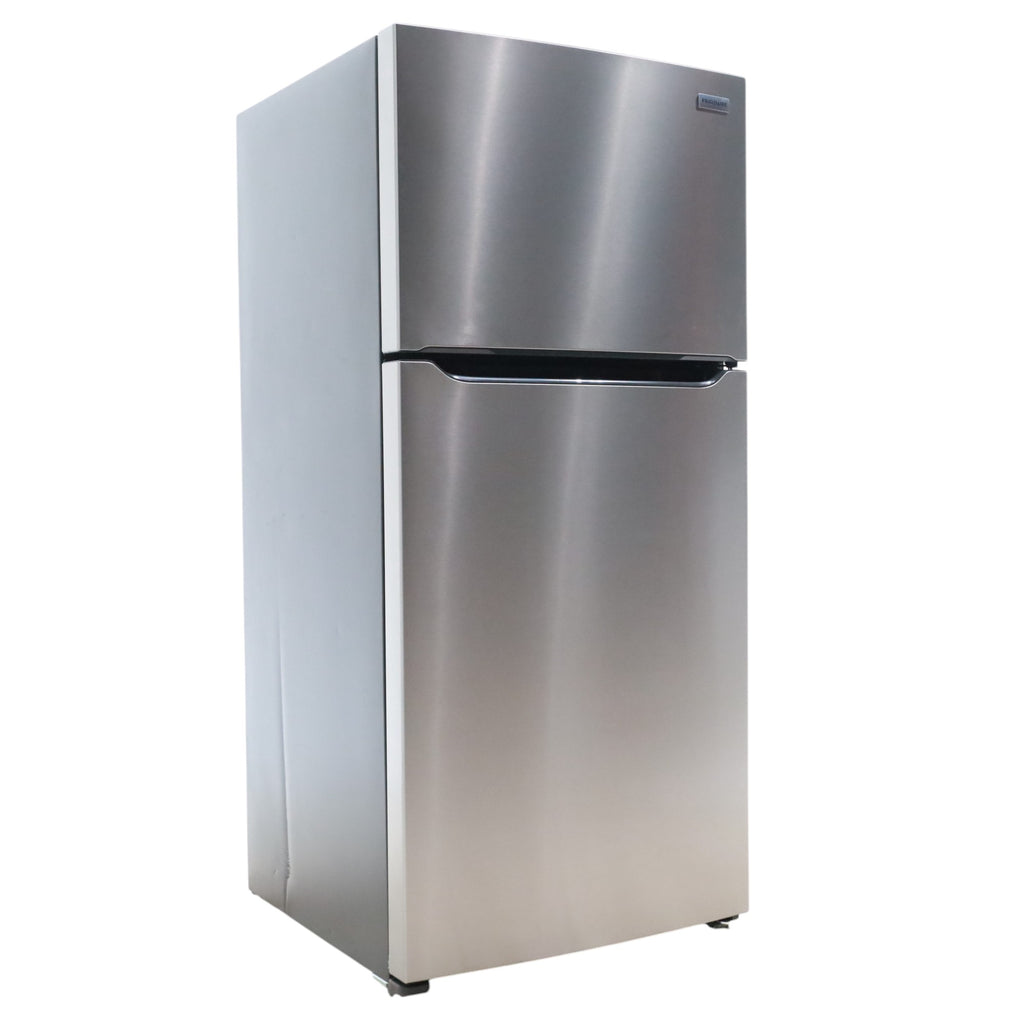 30 in. Wide EasyCare Stainless Steel Frigidaire 20.0 cu. ft. Top Freezer Refrigerator with EvepTemp Cooling System and Ice Maker- Scratch & Dent - Moderate