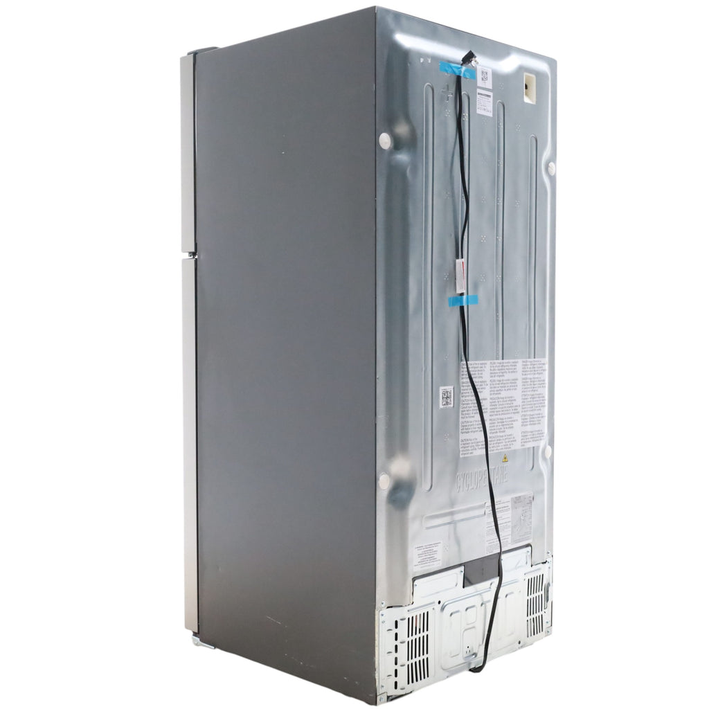 30 in. Wide EasyCare Stainless Steel Frigidaire 20.0 cu. ft. Top Freezer Refrigerator with EvepTemp Cooling System and Ice Maker- Scratch & Dent - Moderate