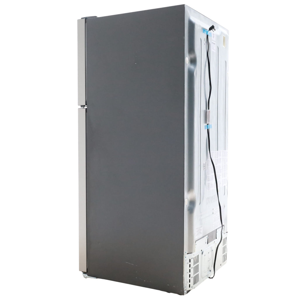 30 in. Wide EasyCare Stainless Steel Frigidaire 20.0 cu. ft. Top Freezer Refrigerator with EvepTemp Cooling System and Ice Maker- Scratch & Dent - Moderate