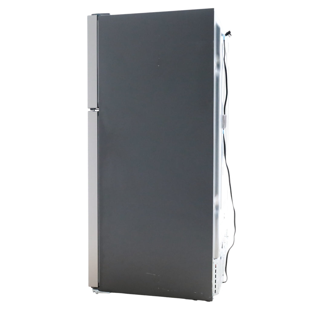 30 in. Wide EasyCare Stainless Steel Frigidaire 20.0 cu. ft. Top Freezer Refrigerator with EvepTemp Cooling System and Ice Maker- Scratch & Dent - Moderate