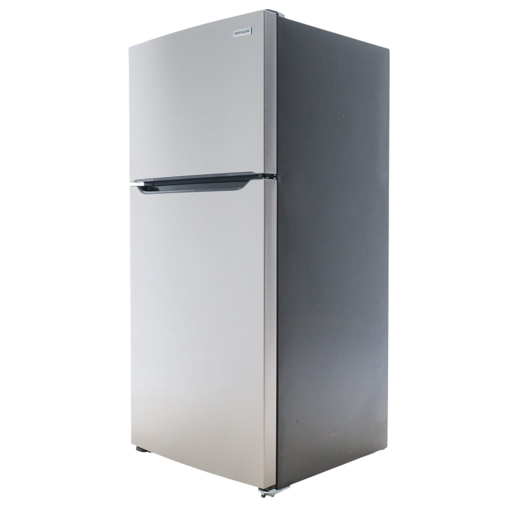 Pictures of 30 in. Wide EasyCare Stainless Steel Frigidaire 20.0 cu. ft. Top Freezer Refrigerator with EvepTemp Cooling System and Ice Maker- Scratch & Dent - Moderate - Neu Appliance Outlet - Discount Appliance Outlet in Austin, Tx
