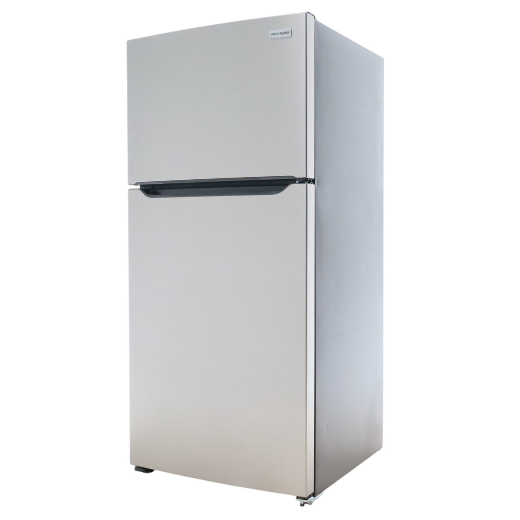 Pictures of 30 in. Wide EasyCare Stainless Steel Frigidaire 20.0 cu. ft. Top Freezer Refrigerator with EvepTemp Cooling System and Ice Maker- Scratch & Dent - Moderate - Neu Appliance Outlet - Discount Appliance Outlet in Austin, Tx