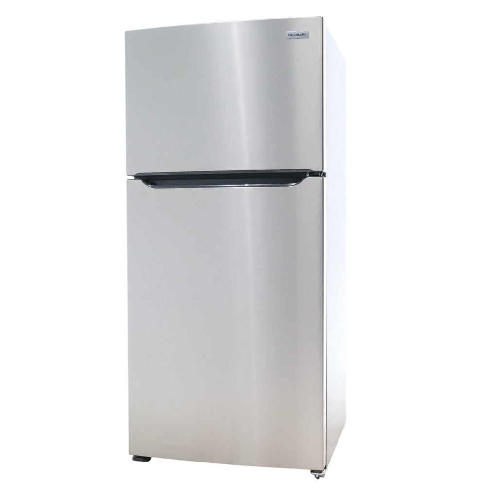 Pictures of 30 in. Wide EasyCare Stainless Steel Frigidaire 20.0 cu. ft. Top Freezer Refrigerator with EvepTemp Cooling System and Ice Maker- Scratch & Dent - Moderate - Neu Appliance Outlet - Discount Appliance Outlet in Austin, Tx