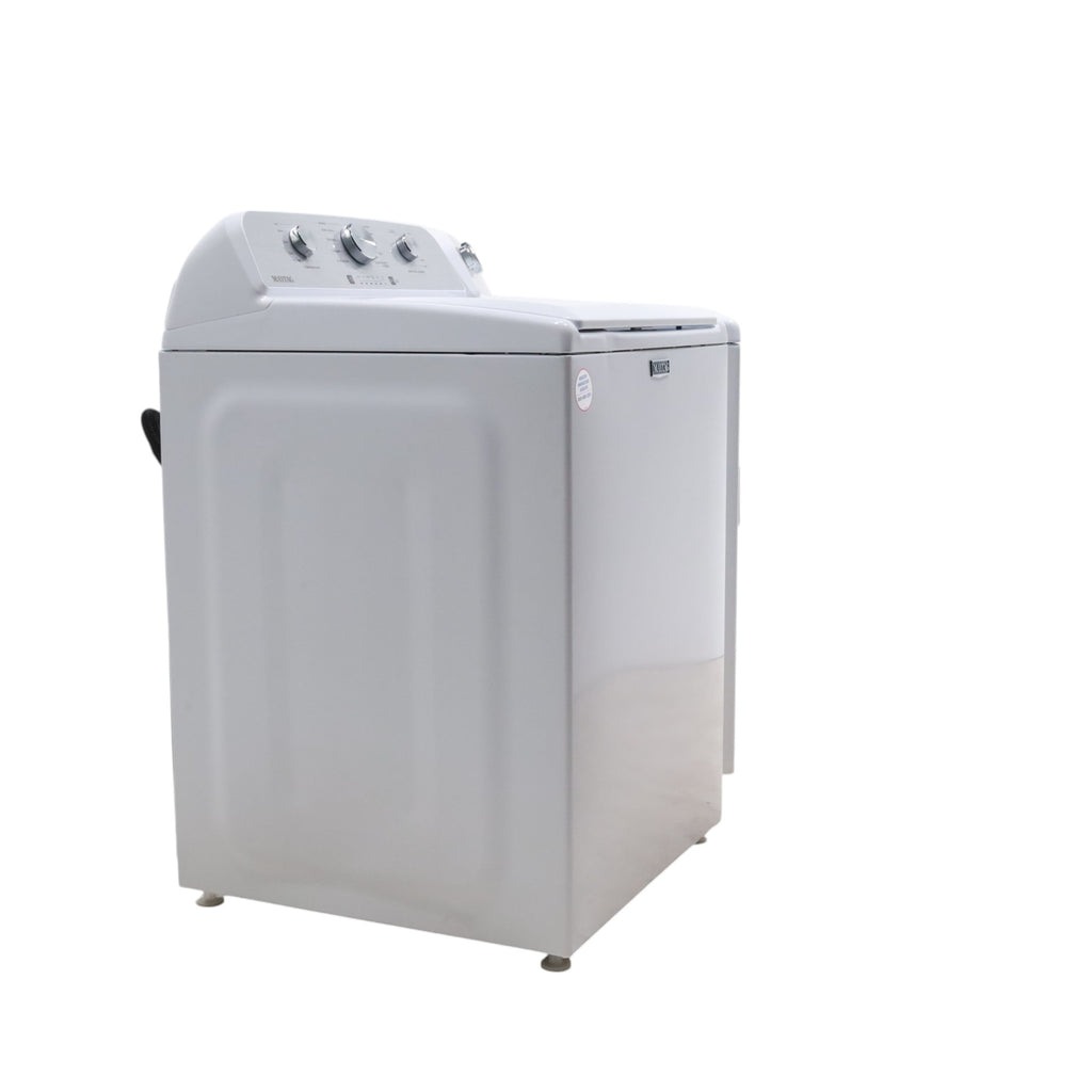 Pictures of Maytag 4.5 cu. ft. Top Load Washer with Power Agitator and 7.0 cu. ft. Gas Dryer with Reversible Door MVW4505MW / MGD4500MW- Open Box - Neu Appliance Outlet - Discount Appliance Outlet in Austin, Tx