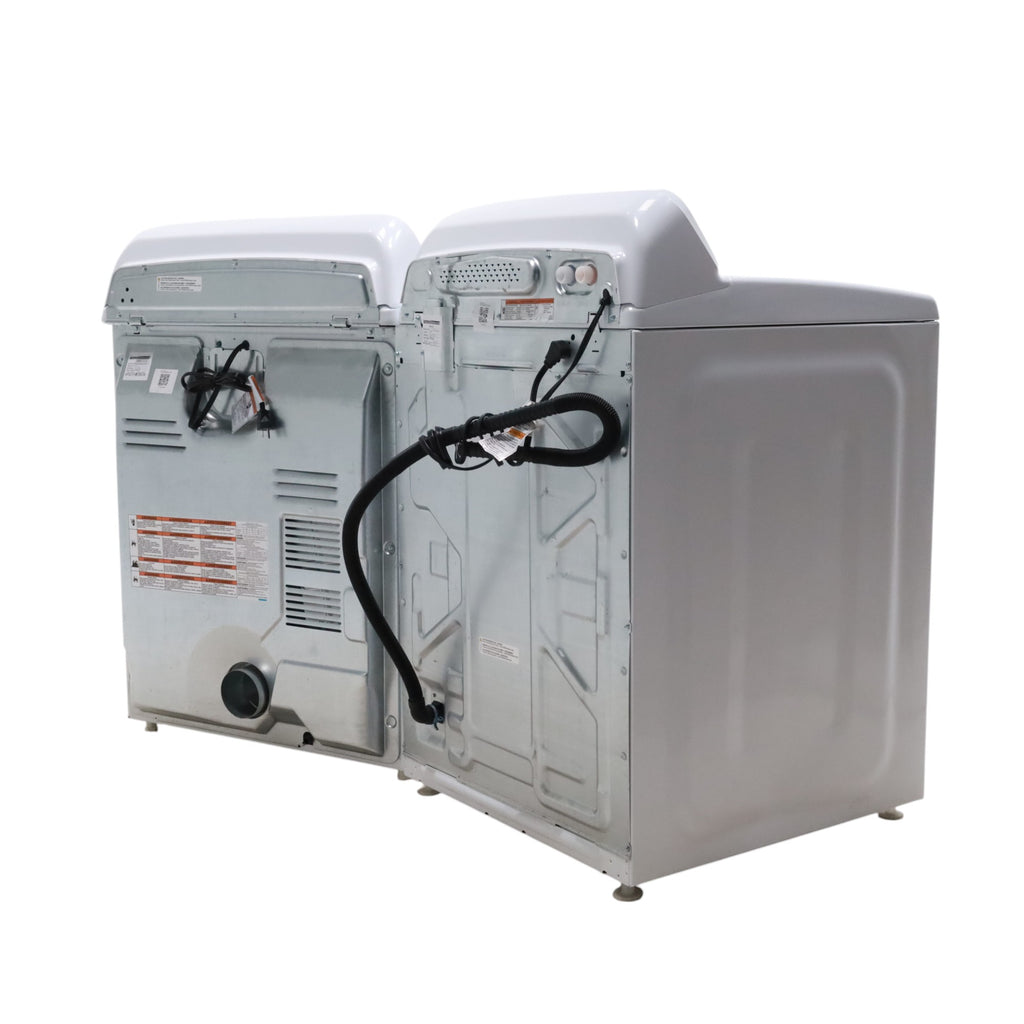 Pictures of Maytag 4.5 cu. ft. Top Load Washer with Power Agitator and 7.0 cu. ft. Gas Dryer with Reversible Door MVW4505MW / MGD4500MW- Open Box - Neu Appliance Outlet - Discount Appliance Outlet in Austin, Tx