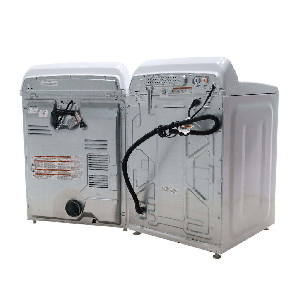 Maytag 4.5 cu. ft. Top Load Washer with Power Agitator and 7.0 cu. ft. Gas Dryer with Reversible Door MVW4505MW / MGD4500MW- Open Box