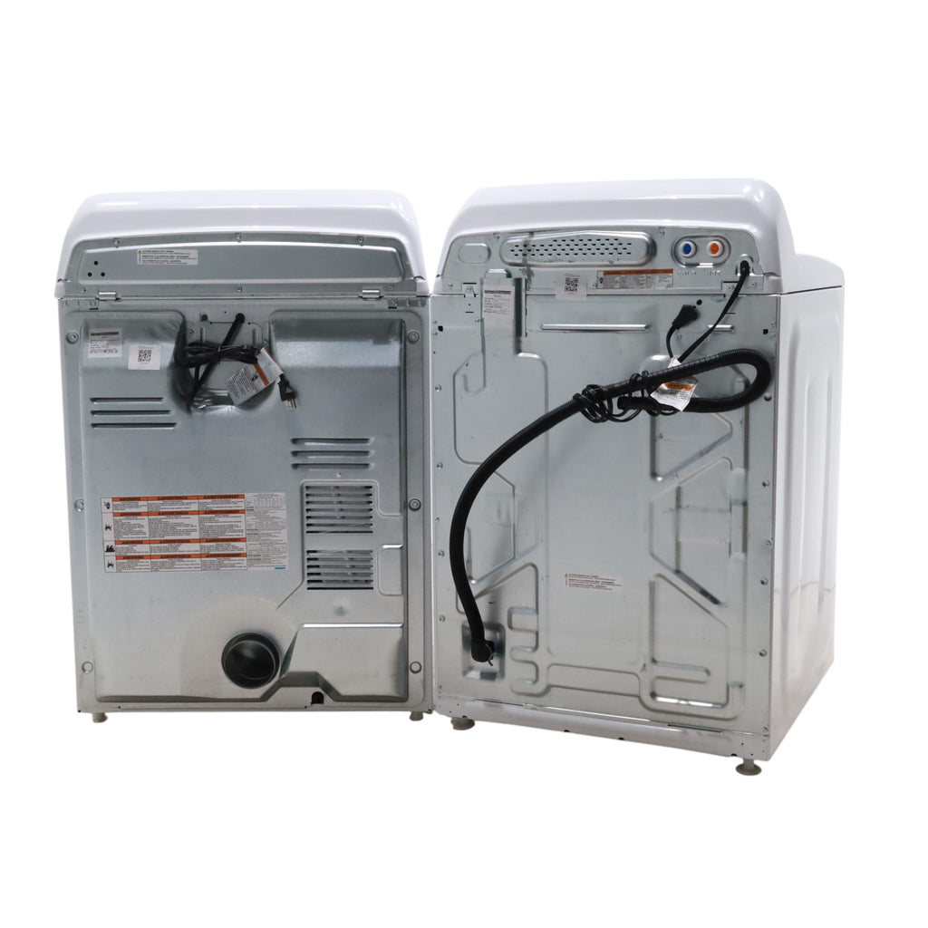 Maytag 4.5 cu. ft. Top Load Washer with Power Agitator and 7.0 cu. ft. Gas Dryer with Reversible Door MVW4505MW / MGD4500MW- Open Box