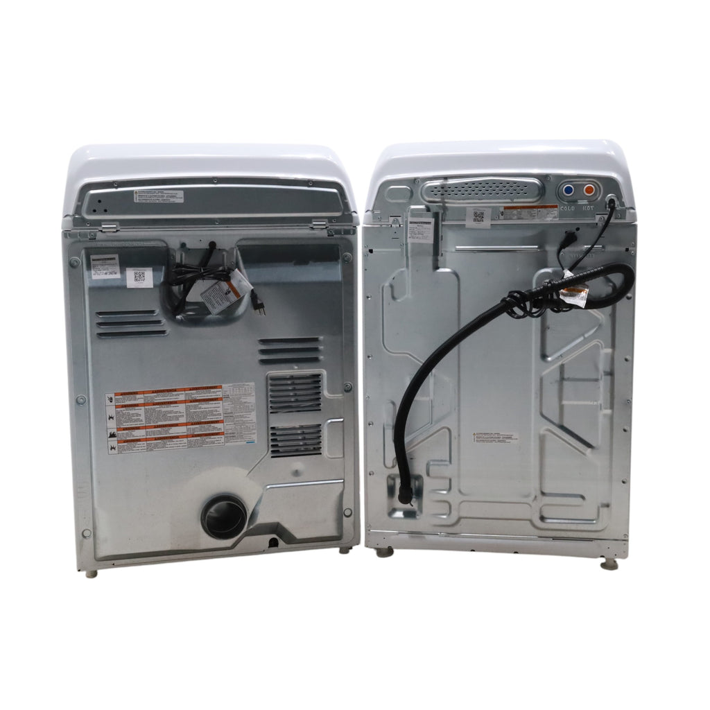 Maytag 4.5 cu. ft. Top Load Washer with Power Agitator and 7.0 cu. ft. Gas Dryer with Reversible Door MVW4505MW / MGD4500MW- Open Box