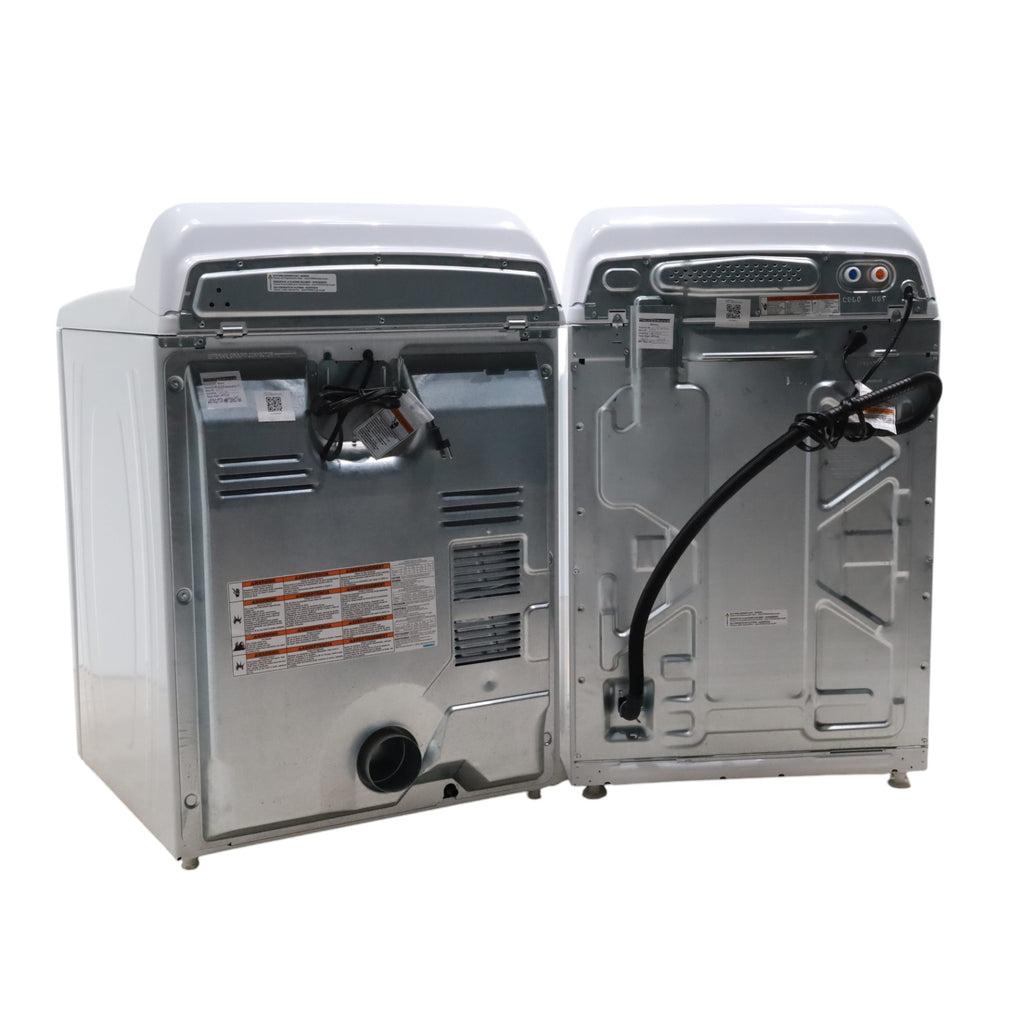 Maytag 4.5 cu. ft. Top Load Washer with Power Agitator and 7.0 cu. ft. Gas Dryer with Reversible Door MVW4505MW / MGD4500MW- Open Box