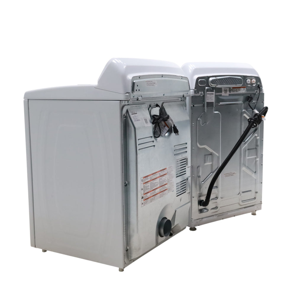 Maytag 4.5 cu. ft. Top Load Washer with Power Agitator and 7.0 cu. ft. Gas Dryer with Reversible Door MVW4505MW / MGD4500MW- Open Box