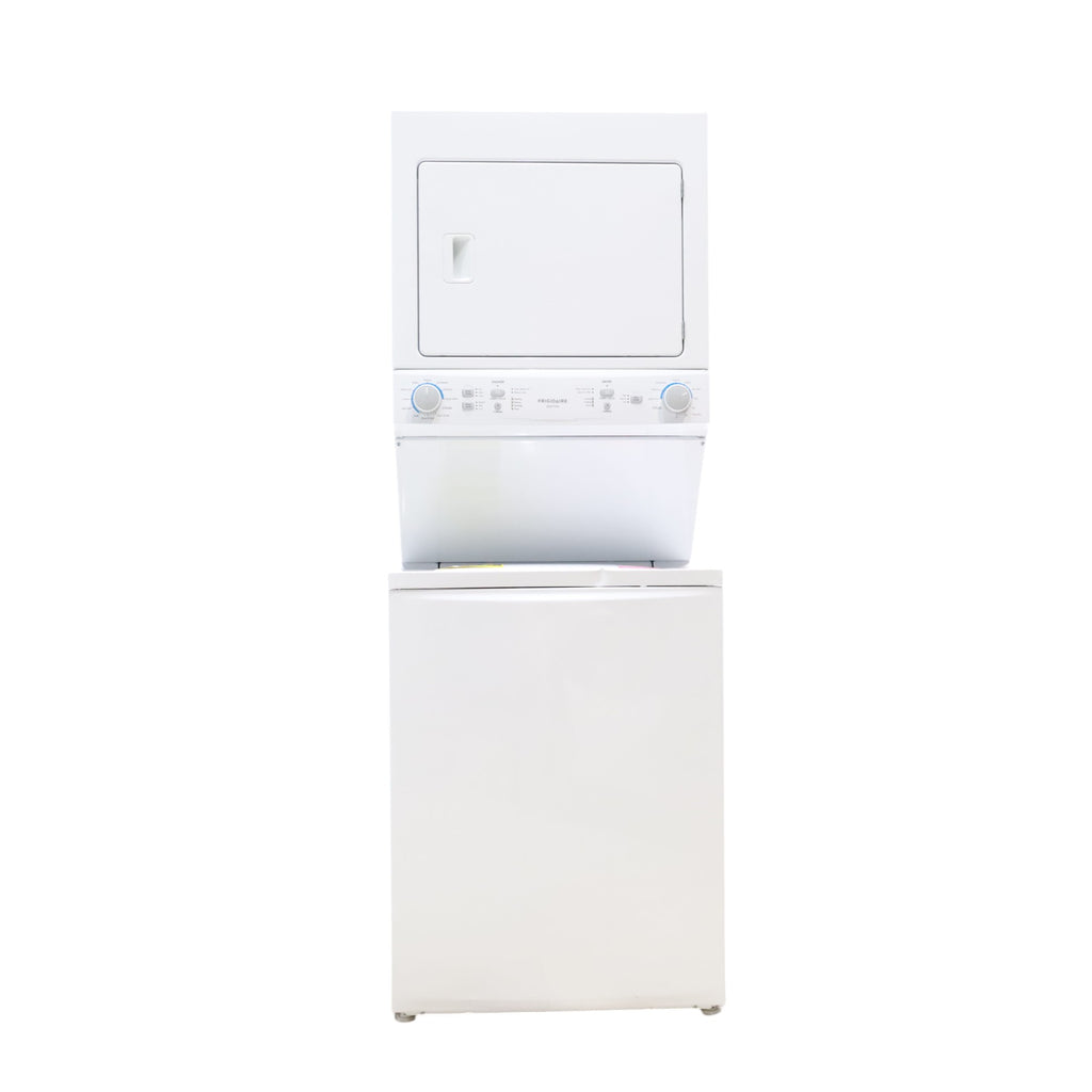 Pictures of Frigidaire Stacked Laundry Center with 3.9 cu ft Capacity Washer and 5.6 cu ft Electric Dryer with Maxfill Option FLCE7522AW - Scratch & Dent - Minor - Neu Appliance Outlet - Discount Appliance Outlet in Austin, Tx