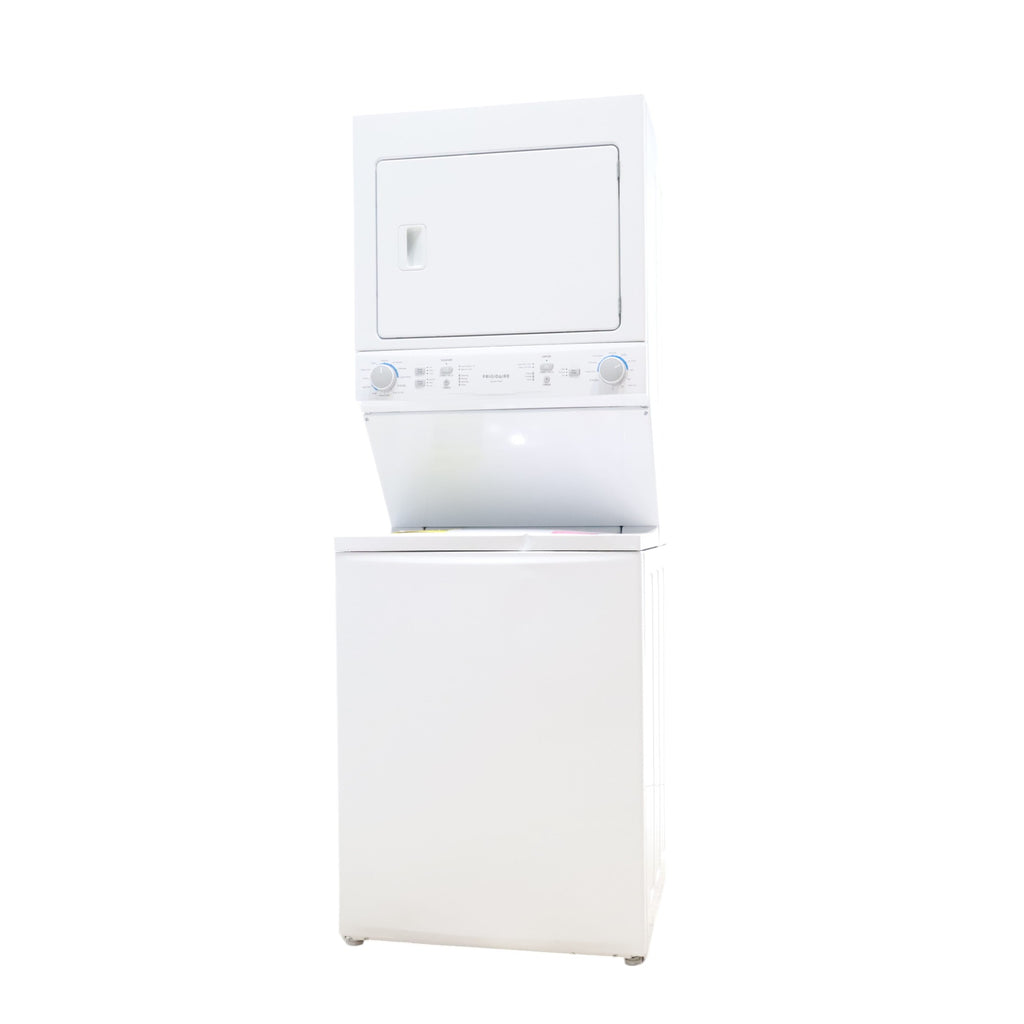 Pictures of Frigidaire Stacked Laundry Center with 3.9 cu ft Capacity Washer and 5.6 cu ft Electric Dryer with Maxfill Option FLCE7522AW - Scratch & Dent - Minor - Neu Appliance Outlet - Discount Appliance Outlet in Austin, Tx
