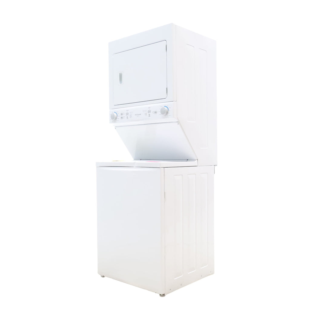 Pictures of Frigidaire Stacked Laundry Center with 3.9 cu ft Capacity Washer and 5.6 cu ft Electric Dryer with Maxfill Option FLCE7522AW - Scratch & Dent - Minor - Neu Appliance Outlet - Discount Appliance Outlet in Austin, Tx