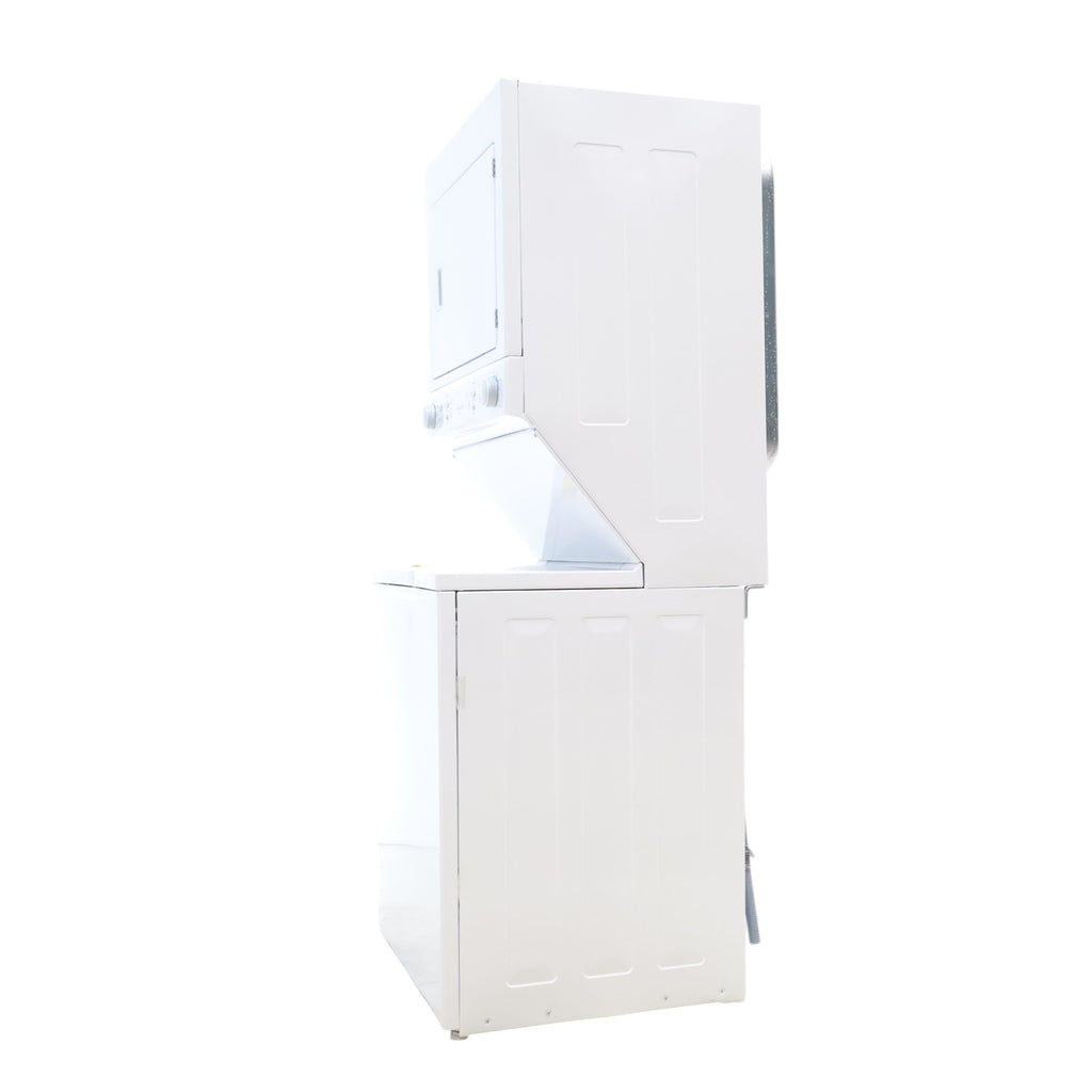 Pictures of Frigidaire Stacked Laundry Center with 3.9 cu ft Capacity Washer and 5.6 cu ft Electric Dryer with Maxfill Option FLCE7522AW - Scratch & Dent - Minor - Neu Appliance Outlet - Discount Appliance Outlet in Austin, Tx