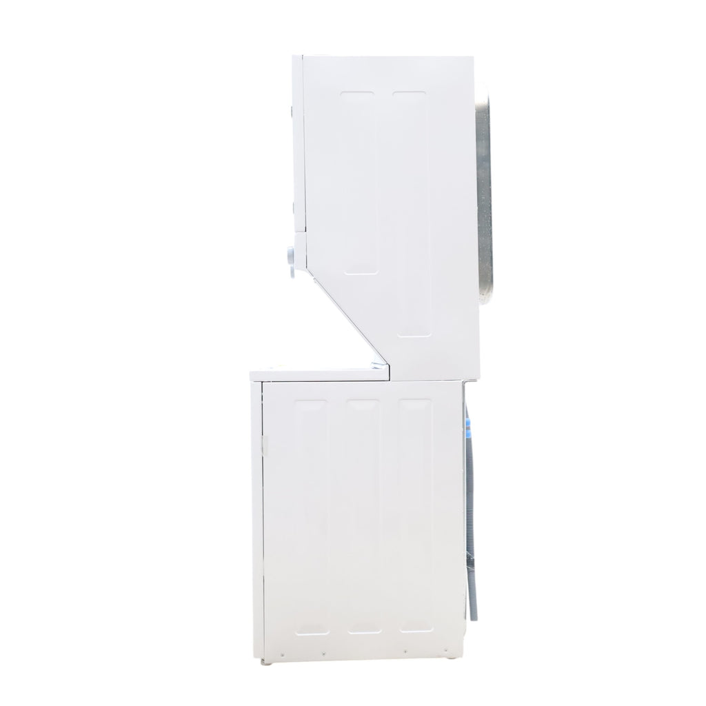 Pictures of Frigidaire Stacked Laundry Center with 3.9 cu ft Capacity Washer and 5.6 cu ft Electric Dryer with Maxfill Option FLCE7522AW - Scratch & Dent - Minor - Neu Appliance Outlet - Discount Appliance Outlet in Austin, Tx