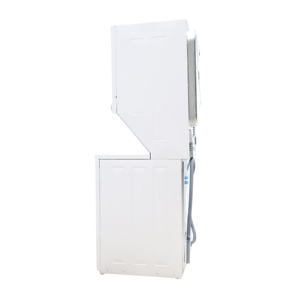 Pictures of Frigidaire Stacked Laundry Center with 3.9 cu ft Capacity Washer and 5.6 cu ft Electric Dryer with Maxfill Option FLCE7522AW - Scratch & Dent - Minor - Neu Appliance Outlet - Discount Appliance Outlet in Austin, Tx