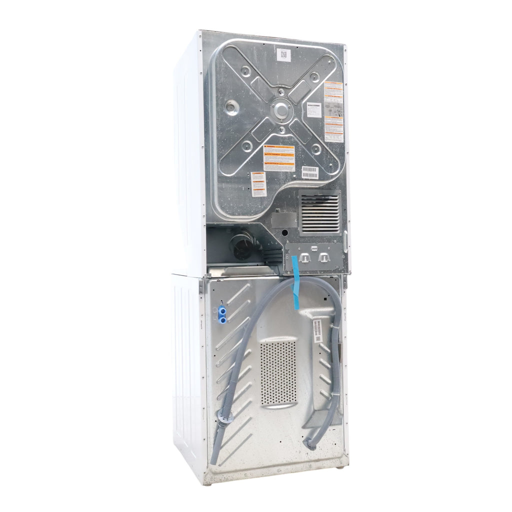 Frigidaire Stacked Laundry Center with 3.9 cu ft Capacity Washer and 5.6 cu ft Electric Dryer with Maxfill Option FLCE7522AW - Scratch & Dent - Minor