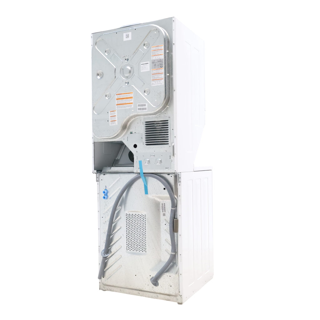 Pictures of Frigidaire Stacked Laundry Center with 3.9 cu ft Capacity Washer and 5.6 cu ft Electric Dryer with Maxfill Option FLCE7522AW - Scratch & Dent - Minor - Neu Appliance Outlet - Discount Appliance Outlet in Austin, Tx