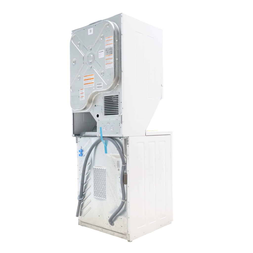Pictures of Frigidaire Stacked Laundry Center with 3.9 cu ft Capacity Washer and 5.6 cu ft Electric Dryer with Maxfill Option FLCE7522AW - Scratch & Dent - Minor - Neu Appliance Outlet - Discount Appliance Outlet in Austin, Tx