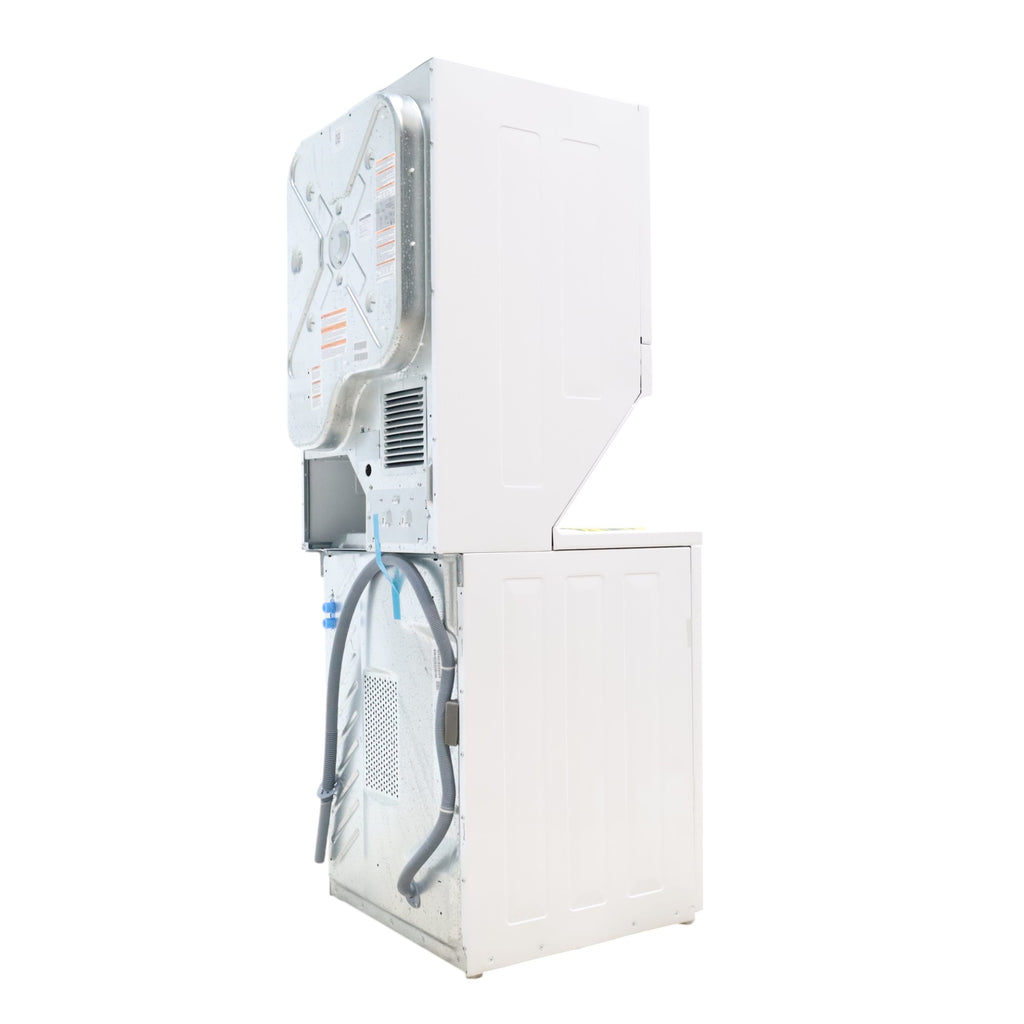 Pictures of Frigidaire Stacked Laundry Center with 3.9 cu ft Capacity Washer and 5.6 cu ft Electric Dryer with Maxfill Option FLCE7522AW - Scratch & Dent - Minor - Neu Appliance Outlet - Discount Appliance Outlet in Austin, Tx